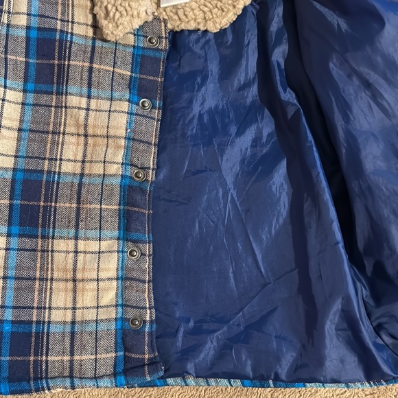 Flannel Jacket with fleece collar - Picture 4 of 6